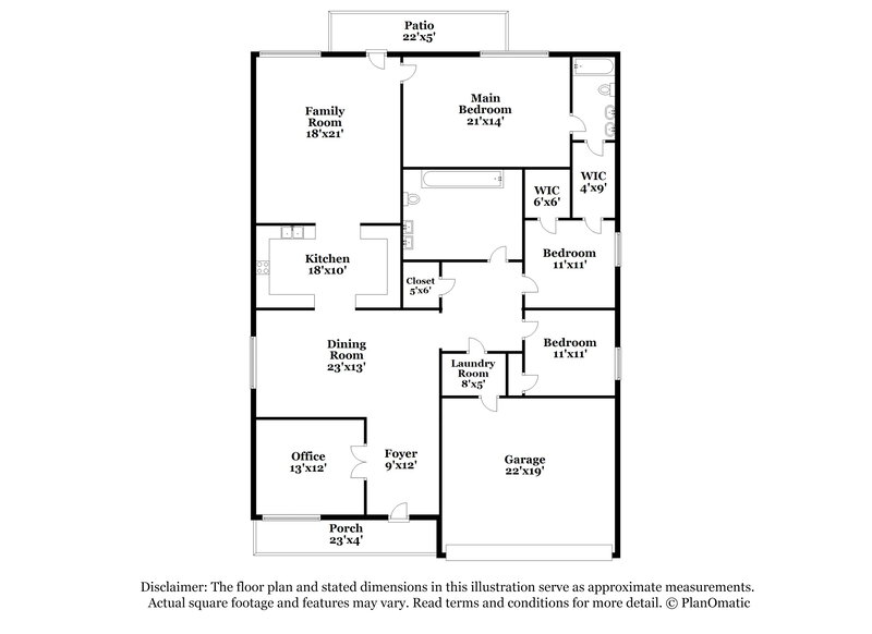 2,030/Mo, 4513 Napa Valley Dr Argyle, TX 76226 Floor Plan View
