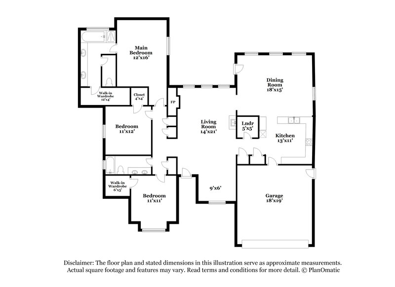 2,590/Mo, 4801 Ashworth Ct Arlington, TX 76017 Floor Plan View