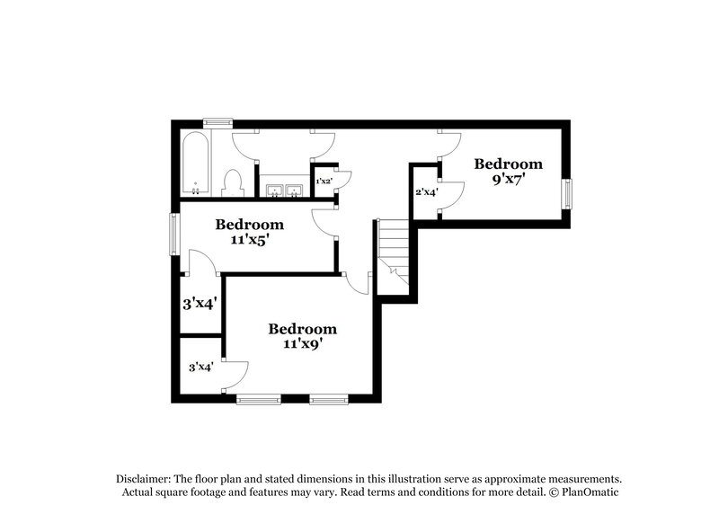 2,405/Mo, 1961 Earnhardt Way Dallas, TX 75217 Floor Plan View