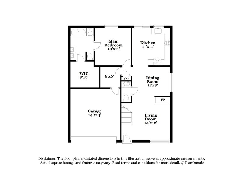 2,405/Mo, 1961 Earnhardt Way Dallas, TX 75217 Floor Plan View 2