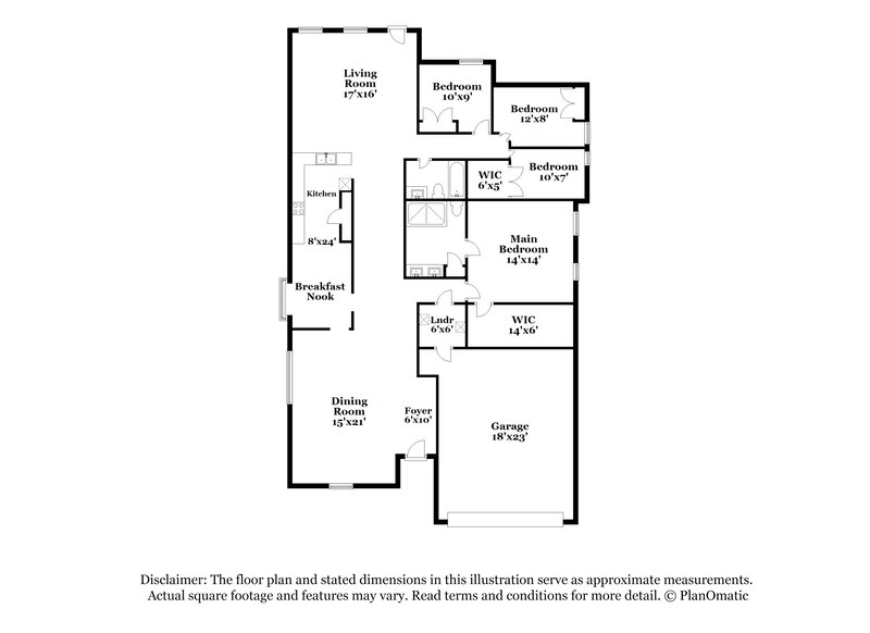 2,050/Mo, 2063 Fair Crest Trl Forney, TX 75126 Floorplan View