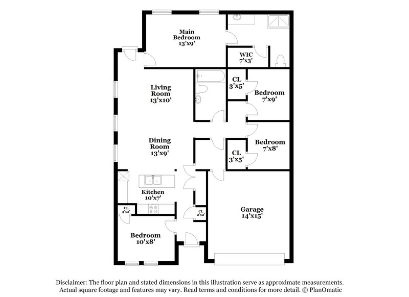 2,340/Mo, 2815 Marotto Way Seagoville, TX 75159 Floor Plan View