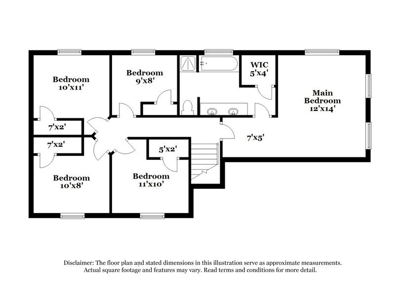 2,420/Mo, 620 Mission Hills Dr Arlington, TX 76018 Floor Plan View 2