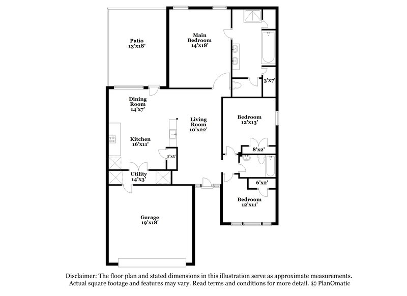 2,080/Mo, 109 Magnolia St Anna, TX 75409 Floor Plan View