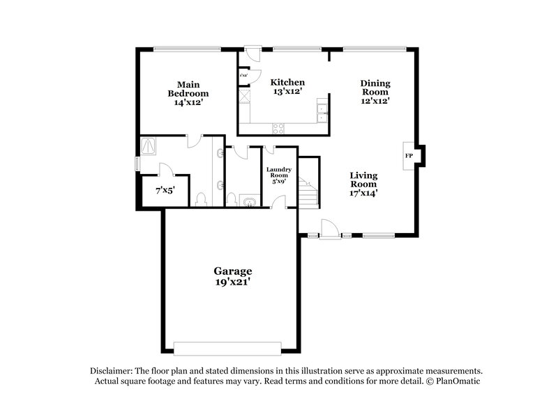 2,050/Mo, 2508 Harvest Moon Dr Fort Worth, TX 76123 Floor Plan View