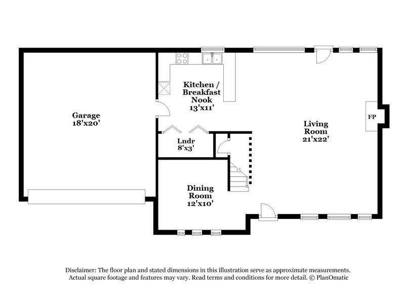 2,555/Mo, 2529 Tiber River Ln Grand Prairie, TX 75052 Floor Plan View
