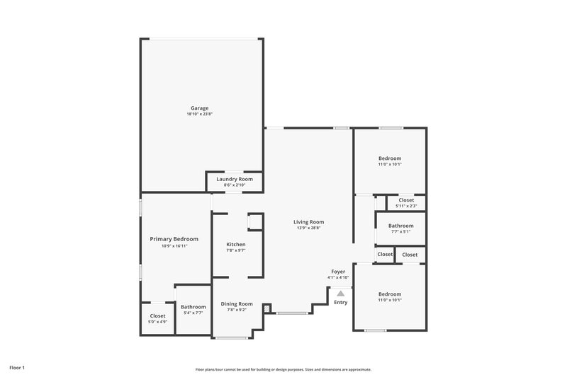 2,040/Mo, 707 Bryan Pl Seagoville, TX 75159 Floor Plan View