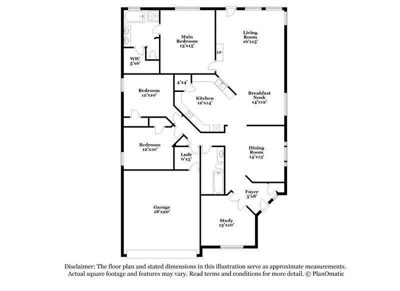 2,485/Mo, 4600 Summer Oaks Ln Fort Worth, TX 76123 Floor Plan View