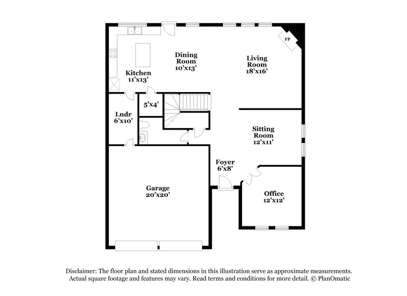 2,515/Mo, 429 Sugarberry Ln Fate, TX 75087 Floor Plan View