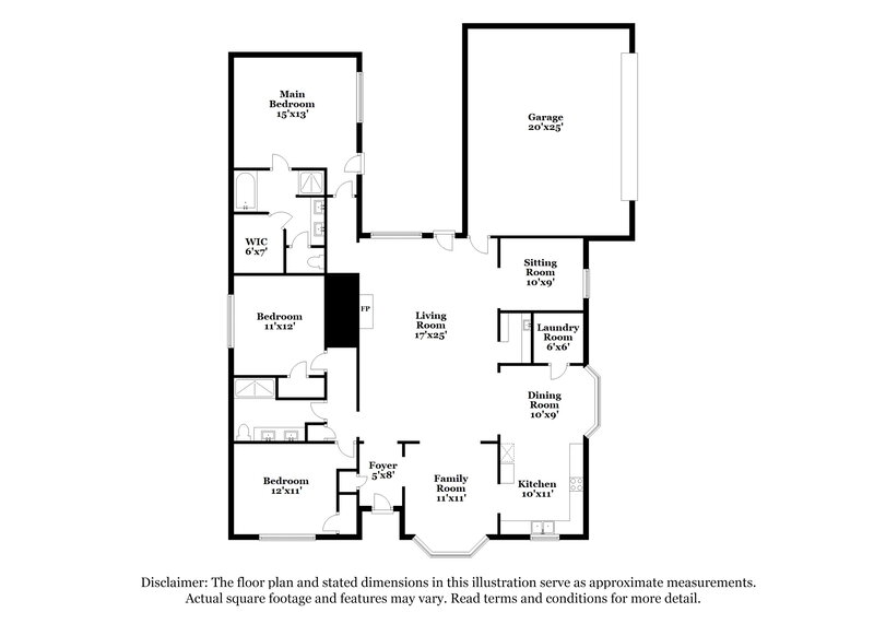 2,400/Mo, 608 Wisterglen Dr Desoto, TX 75115 Floorplan View