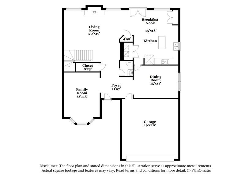 2,405/Mo, 2729 Forest Creek Dr Fort Worth, TX 76123 Floorplan View