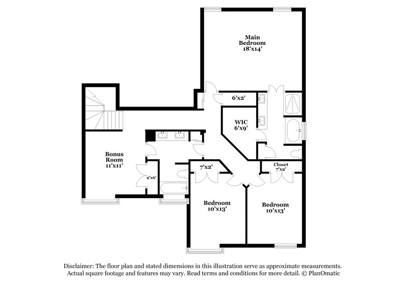 2,405/Mo, 2729 Forest Creek Dr Fort Worth, TX 76123 Floorplan View 2
