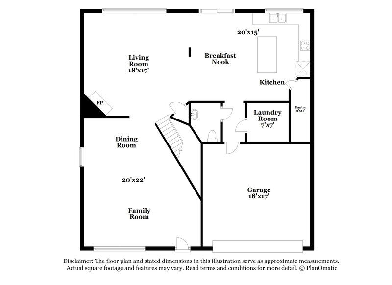 2,710/Mo, 7806 Calgary Ln Arlington, TX 76001 Floorplan View 2