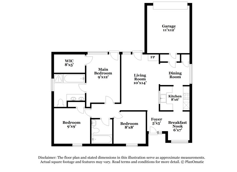 2,215/Mo, 141 Big Sandy Ln Lancaster, TX 75146 Floor Plan View