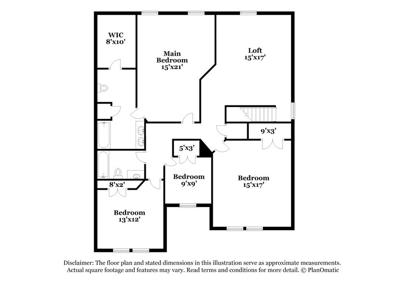 2,750/Mo, 9121 Napa Valley Trl Fort Worth, TX 76244 Floor Plan View 2