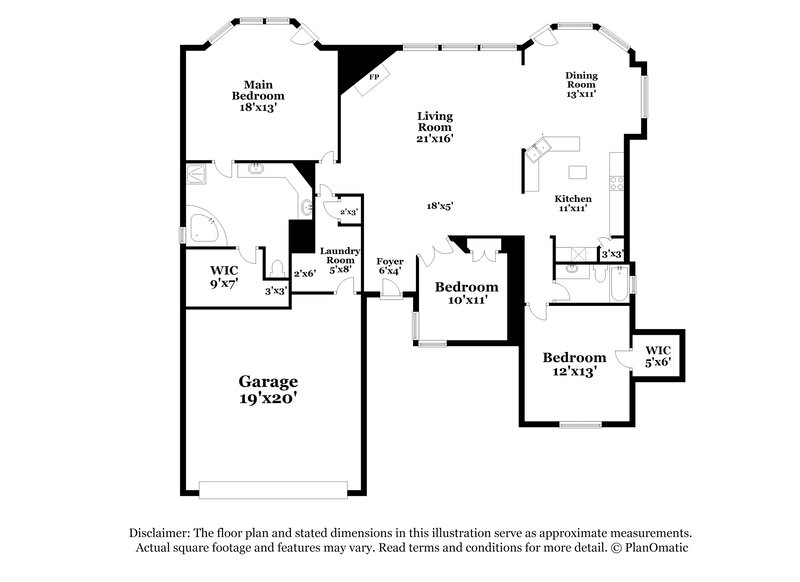 2,420/Mo, 6211 August Run Arlington, TX 76017 Floorplan View