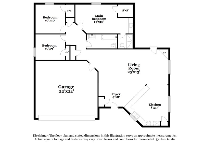 2,055/Mo, 10220 Stoney Bridge Rd Fort Worth, TX 76108 Floor Plan View
