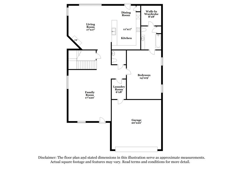 2,410/Mo, 7512 Rock Garden Trl Fort Worth, TX 76123 Floorplan View