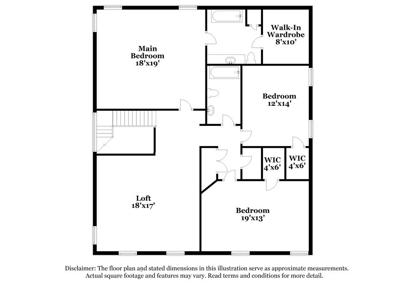 2,410/Mo, 7512 Rock Garden Trl Fort Worth, TX 76123 Floorplan View 2