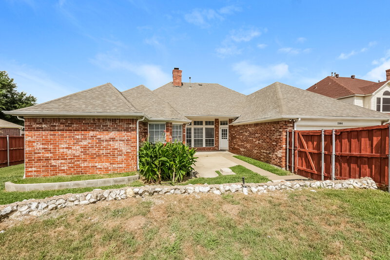 2,965/Mo, 2604 Millstream Dr Plano, TX 75075 Rear View