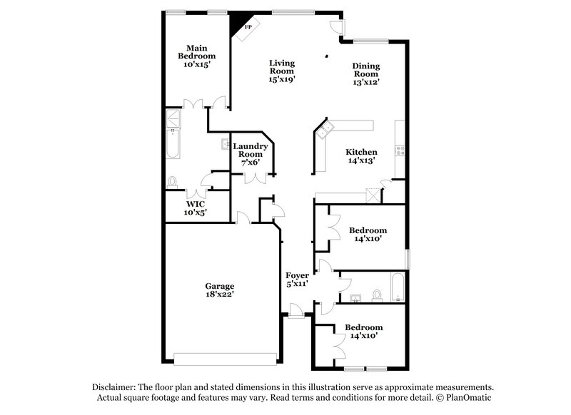 2,260/Mo, 120 Wilson Cliff Dr Fort Worth, TX 76108 Floor Plan View