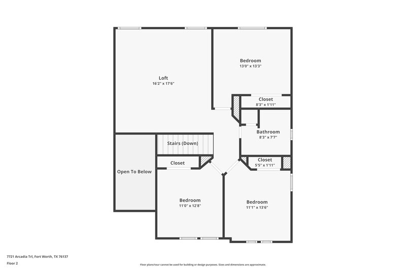2,990/Mo, 7721 Arcadia Trl Fort Worth, TX 76137 Floor Plan View 2