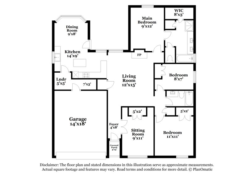 2,945/Mo, 325 Strait Ln Waxahachie, TX 75165 Floor Plan View