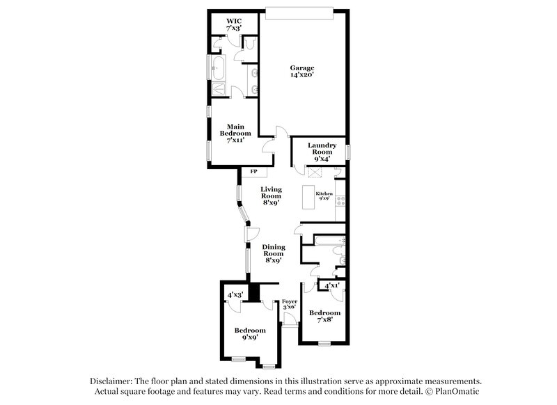 2,655/Mo, 2915 Fontana Grand Prairie, TX 75054 Floor Plan View