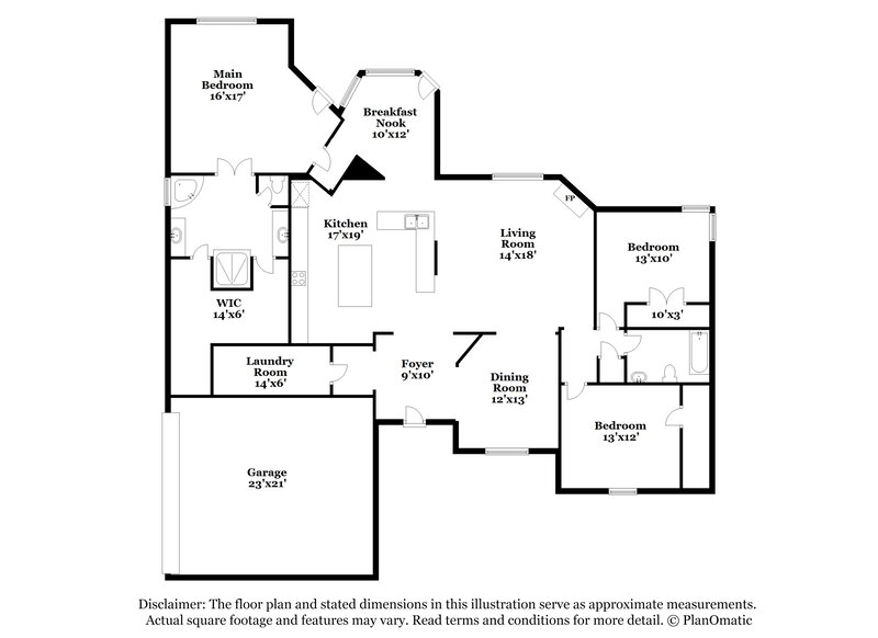 2,805/Mo, 309 Billo Ct Weatherford, TX 76087 Floor Plan View