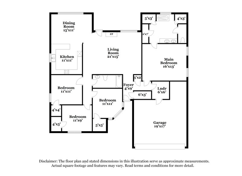 2,365/Mo, 125 Camelot Dr Weatherford, TX 76086 Floor Plan View