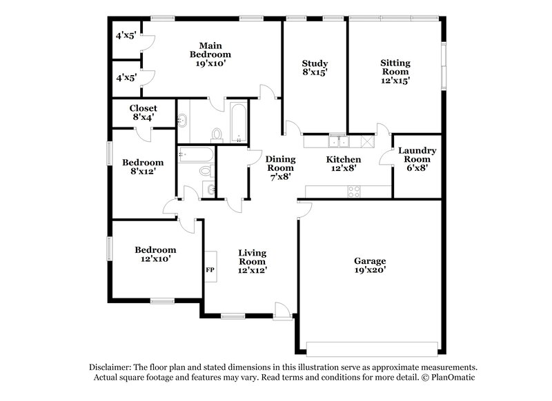 2,390/Mo, 2725 Star Ave Glenn Heights, TX 75154 Floor Plan View