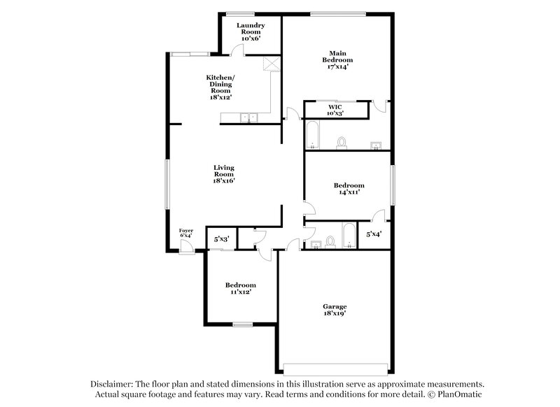2,055/Mo, 10124 Chapel Ridge Dr Fort Worth, TX 76116 Floor Plan View