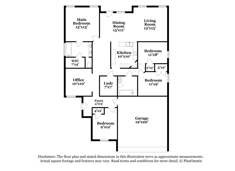 2,340/Mo, 901 Walls Blvd Crowley, TX 76036 Floor Plan View