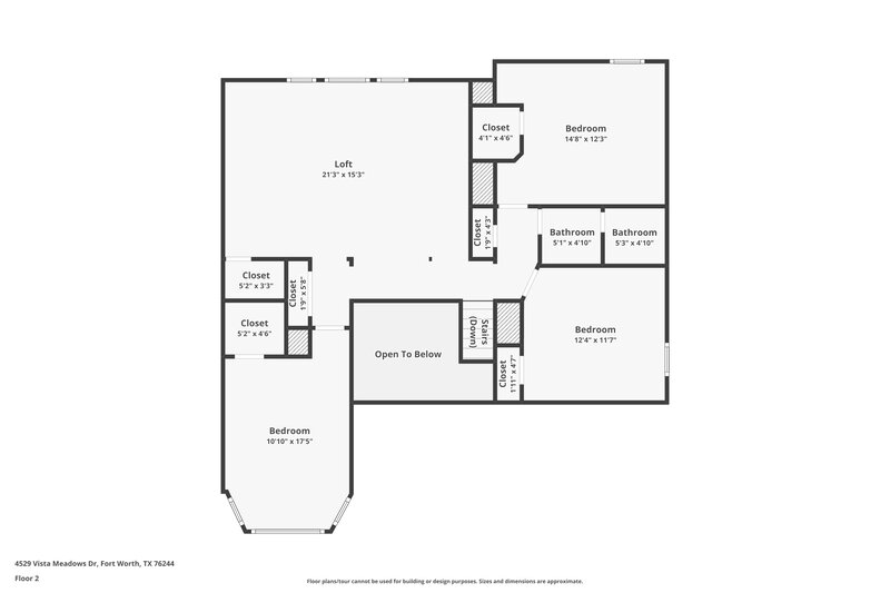 2,365/Mo, 4529 Vista Meadows Dr Fort Worth, TX 76244 Floor Plan View 2