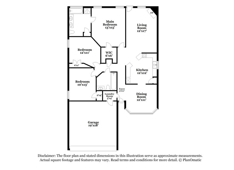 2,180/Mo, 1316 Meadow Rose Trl Burleson, TX 76028 Floor Plan View