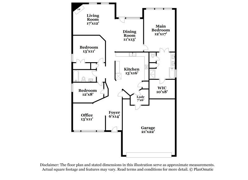 2,075/Mo, 10701 Hawks Landing Rd Haslet, TX 76052 Floor Plan View