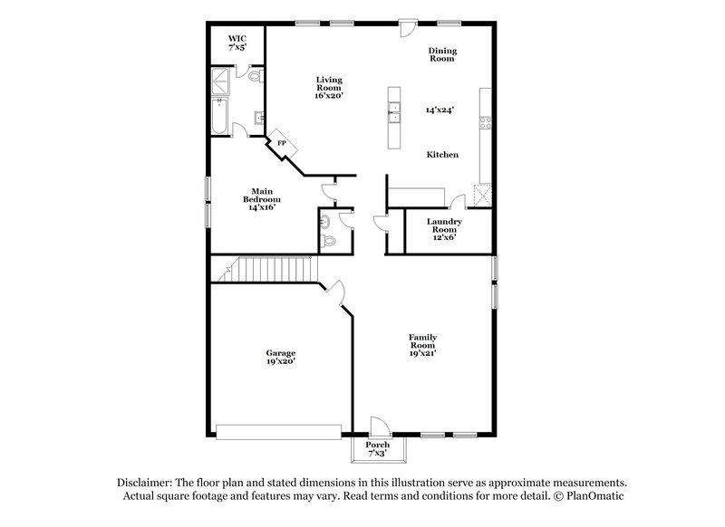 2,470/Mo, 3609 Butler Dr Denton, TX 76210 Floor Plan View
