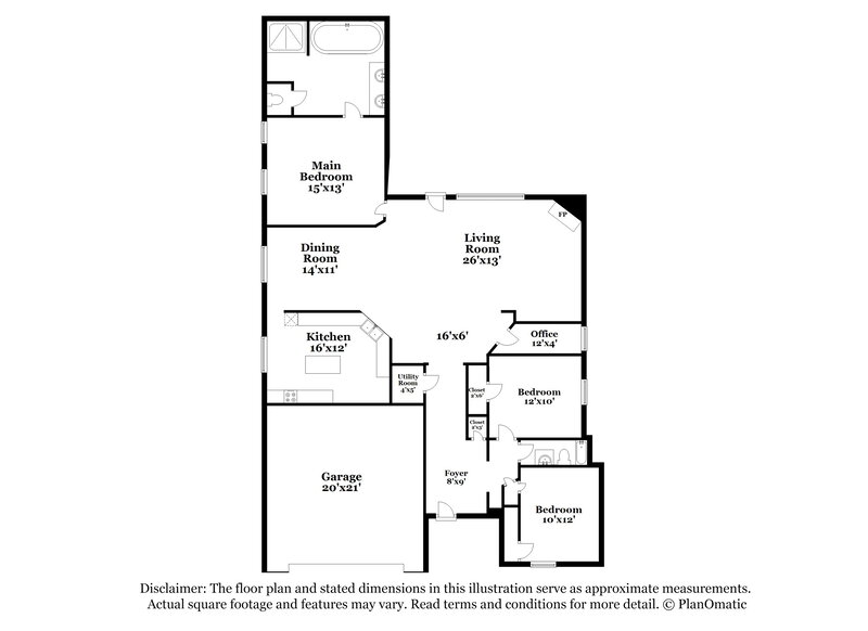 2,610/Mo, 4845 Bridle Path Way Fort Worth, TX 76244 Floor Plan View