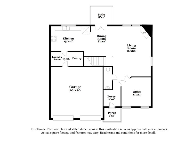 2,520/Mo, 10441 Rising Knoll Ln Fort Worth, TX 76131 Floor Plan View