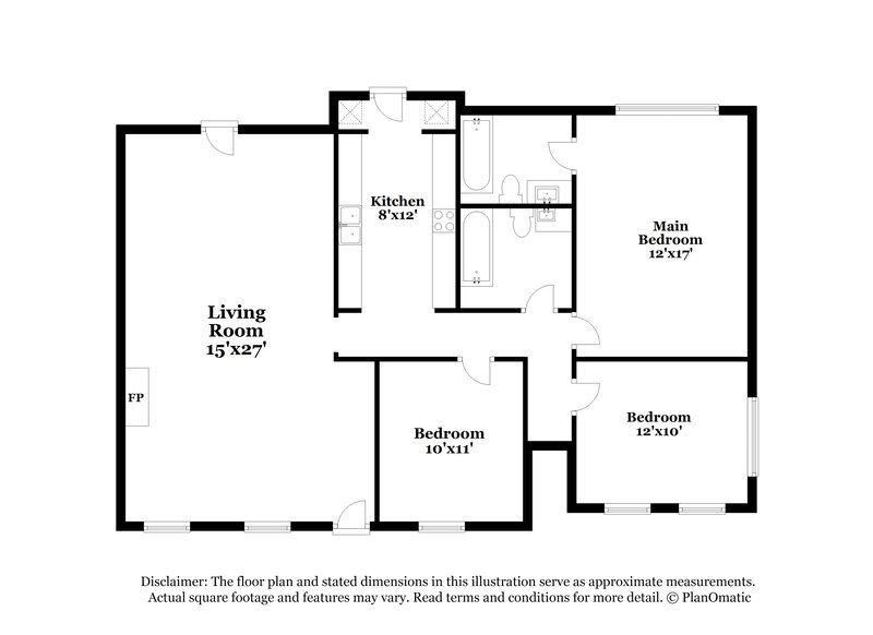 2,080/Mo, 122 Southerland Ave Mesquite, TX 75150 Floor Plan View