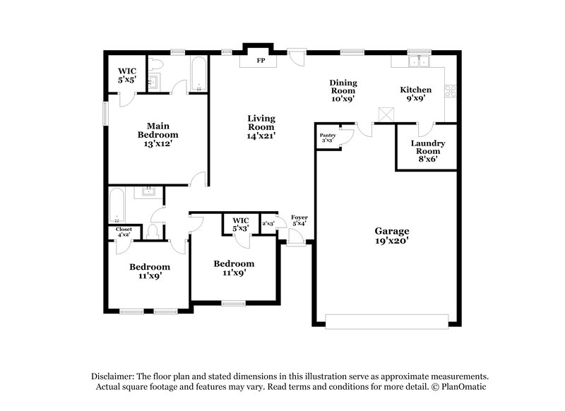 2,180/Mo, 609 Dayton Rd Mansfield, TX 76063 Floor Plan View