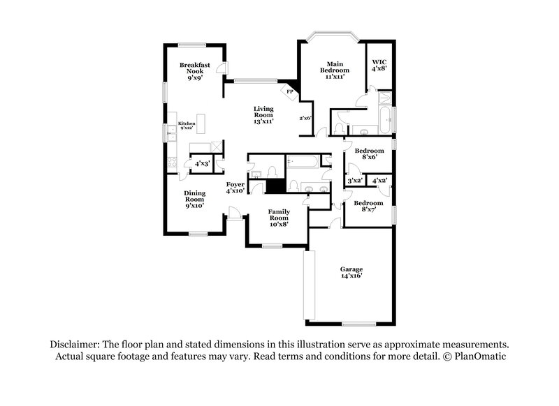 2,750/Mo, 1224 Wedgewood Dr Forney, TX 75126 Floor Plan View