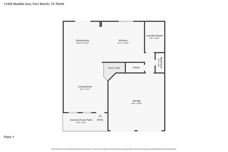 2,575/Mo, 11425 Maddie Ave Fort Worth, TX 76244 Floor Plan View