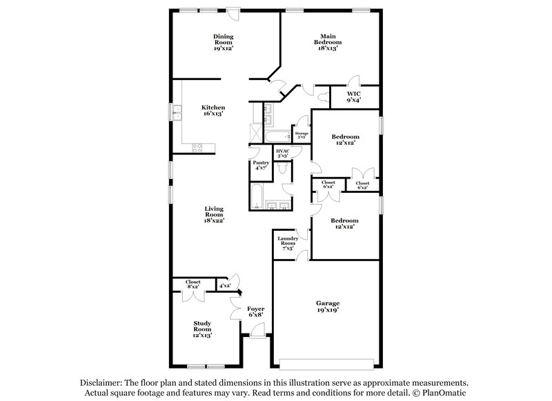 2,520/Mo, 3917 Foxhound Ln Fort Worth, TX 76123 Floor Plan View