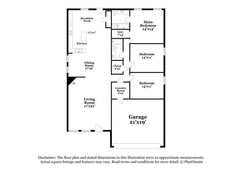 2,140/Mo, 420 Silver Leaf Dr Fate, TX 75087 Floor Plan View