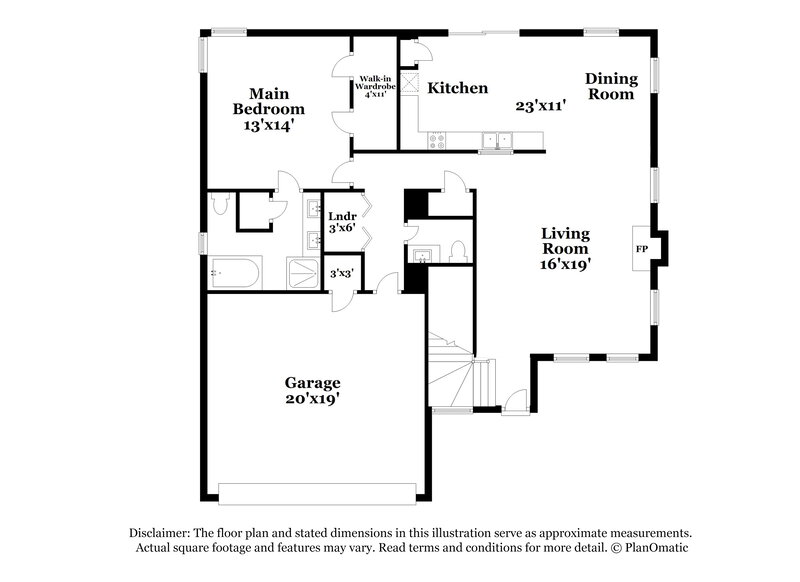 2,225/Mo, 4978 Briar Oaks Ln Grand Prairie, TX 75052 Floor Plan View