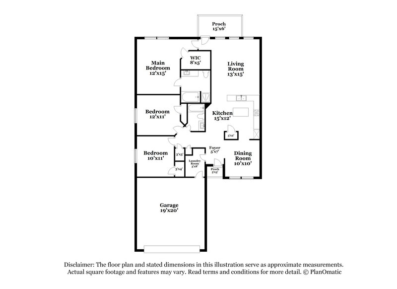 1,930/Mo, 8813 Sagebrush Trl Cross Roads, TX 76227 Floor Plan View