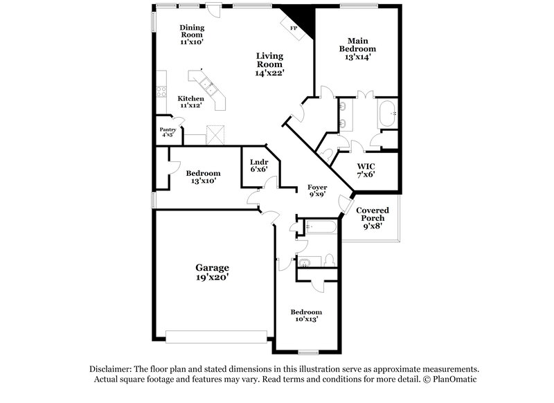 2,180/Mo, 2945 Stockton St Denton, TX 76209 Floor Plan View