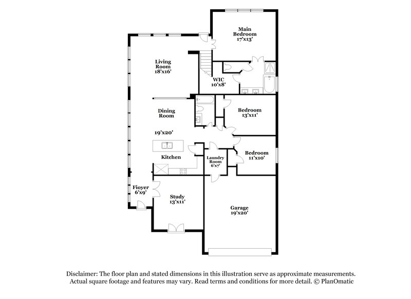 2,530/Mo, 540 Kerry St Crowley, TX 76036 Floor Plan View