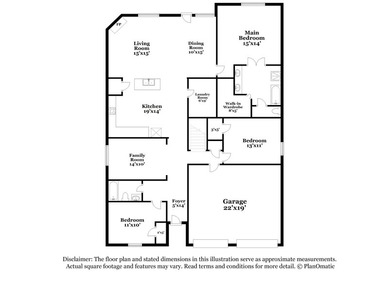 3,175/Mo, 204 Bay St Waxahachie, TX 75165 Floor Plan View 2